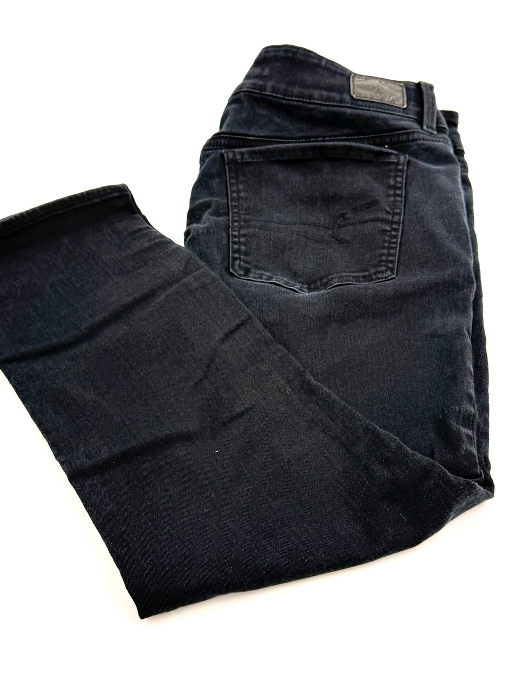 American Eagle Next Level Stretch High Rise Blue Denim Jeans Size 14 (CWJ0002)